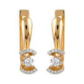 Серьги, золото, 585, 5.1г, 62044 | GoldMarket.kz