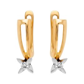 Серьги, золото, 585, 3.62г, 62368 | GoldMarket.kz