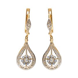 Серьги, золото, 585, 5.38г, 62441 | GoldMarket.kz