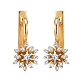 Серьги, золото, 585, 7.83г, 63123 | GoldMarket.kz