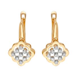 Серьги, золото, 585, 4.96г, 63125 | GoldMarket.kz