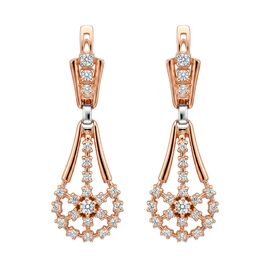 Серьги, золото, 585, 10.97г, 63127 | GoldMarket.kz