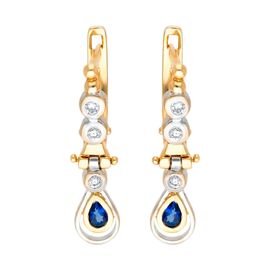 Серьги, золото, 750, 6.33г, 63142 | GoldMarket.kz