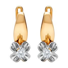 Серьги, золото, 585, 4.15г, 62406 | GoldMarket.kz