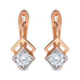 Серьги, золото, 585, 1г, 62410 | GoldMarket.kz