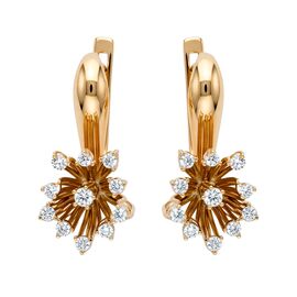 Серьги, золото, 585, 5.32г, 62420 | GoldMarket.kz