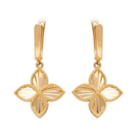 Серьги, золото, 585, 4.4г, 62689 | GoldMarket.kz