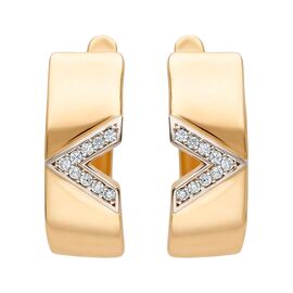 Серьги, золото, 585, 3.28г, 62735 | GoldMarket.kz