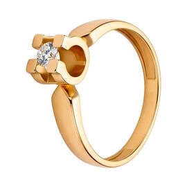 Кольцо, золото, 585, 3.61г, 62783 | GoldMarket.kz