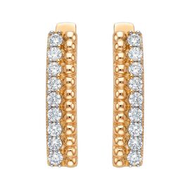 Серьги, золото, 585, 3.64г, 62787 | GoldMarket.kz