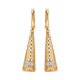 Серьги, золото, 585, 4.38г, 62912 | GoldMarket.kz