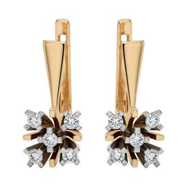 Серьги, золото, 585, 6.73г, 62970 | GoldMarket.kz