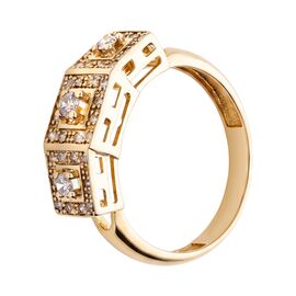 Кольцо, золото, 585, 3.38г, 52234 | GoldMarket.kz