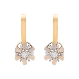 Серьги, золото, 585, 3.47г, 58430 | GoldMarket.kz