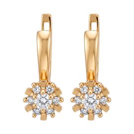 Серьги, золото, 585, 4.85г, 62269 | GoldMarket.kz