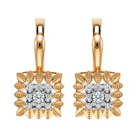 Серьги, золото, 585, 5.95г, 62791 | GoldMarket.kz