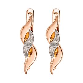 Серьги, золото, 585, 2.93г, 62976 | GoldMarket.kz