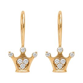 Серьги, золото, 585, 1.2г, 62983 | GoldMarket.kz
