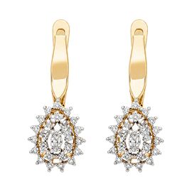 Серьги, золото, 585, 4.69г, 63042 | GoldMarket.kz