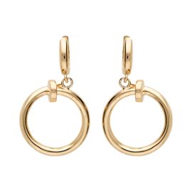 Серьги, золото, 585, 5.62г, 63389 | GoldMarket.kz