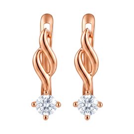 Серьги, золото, 585, 1.36г, 65443 | GoldMarket.kz