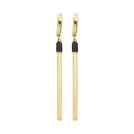 Серьги, золото, 585, 3.46г, 63260 | GoldMarket.kz