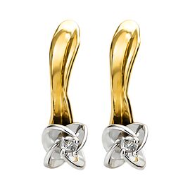 Серьги, золото, 585, 3.65г, 63340 | GoldMarket.kz