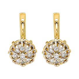 Серьги, золото, 585, 6.02г, 64423 | GoldMarket.kz