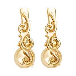 Серьги, золото, 585, 8.08г, 64904 | GoldMarket.kz