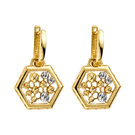 Серьги, золото, 585, 6.64г, 65092 | GoldMarket.kz