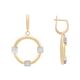 Серьги, золото, 585, 5.3г, 44388, изображение 2 | GoldMarket.kz