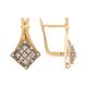 Серьги, золото, 585, 3.91г, 49051, изображение 2 | GoldMarket.kz