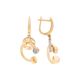 Серьги, золото, 585, 7.28г, 49445, изображение 2 | GoldMarket.kz