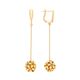 Серьги, золото, 585, 5.41г, 45575, изображение 2 | GoldMarket.kz