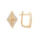 Серьги, золото, 585, 2.75г, 45609, изображение 2 | GoldMarket.kz