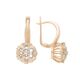 Серьги, золото, 585, 4.92г, 48186, изображение 2 | GoldMarket.kz