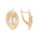 Серьги, золото, 585, 3.56 г, 51942, изображение 2 | GoldMarket.kz