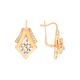 Серьги, золото, 585, 6.93г, 54972, изображение 2 | GoldMarket.kz