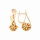 Серьги, золото, 585, 6.95г, 57067, изображение 2 | GoldMarket.kz