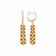 Серьги, золото, 585, 7.03г, 57092, изображение 2 | GoldMarket.kz