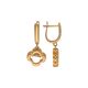 Серьги, золото, 585, 4.43г, 55593, изображение 2 | GoldMarket.kz