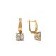Серьги, золото, 585, 4.63г, 55638, изображение 2 | GoldMarket.kz