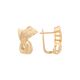 Серьги, золото, 585, 4.35г, 57972, изображение 2 | GoldMarket.kz