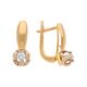 Серьги, золото, 585, 5.26г, 58599, изображение 2 | GoldMarket.kz