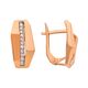 Серьги, золото, 585, 4.41г, 59124, изображение 2 | GoldMarket.kz