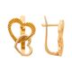 Серьги, золото, 585, 4.74г, 59201, изображение 2 | GoldMarket.kz
