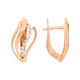 Серьги, золото, 585, 2г, 58462, изображение 2 | GoldMarket.kz