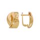 Серьги, золото, 585, 4.56г, 59539, изображение 2 | GoldMarket.kz