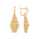 Серьги, золото, 585, 7.42г, 59334, изображение 2 | GoldMarket.kz