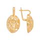Серьги, золото, 585, 5.7г, 59408, изображение 2 | GoldMarket.kz